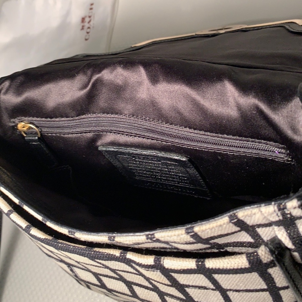 Coach Madison Small Sadie Flap Satchel In Graphic Print - Picture 15 of 15